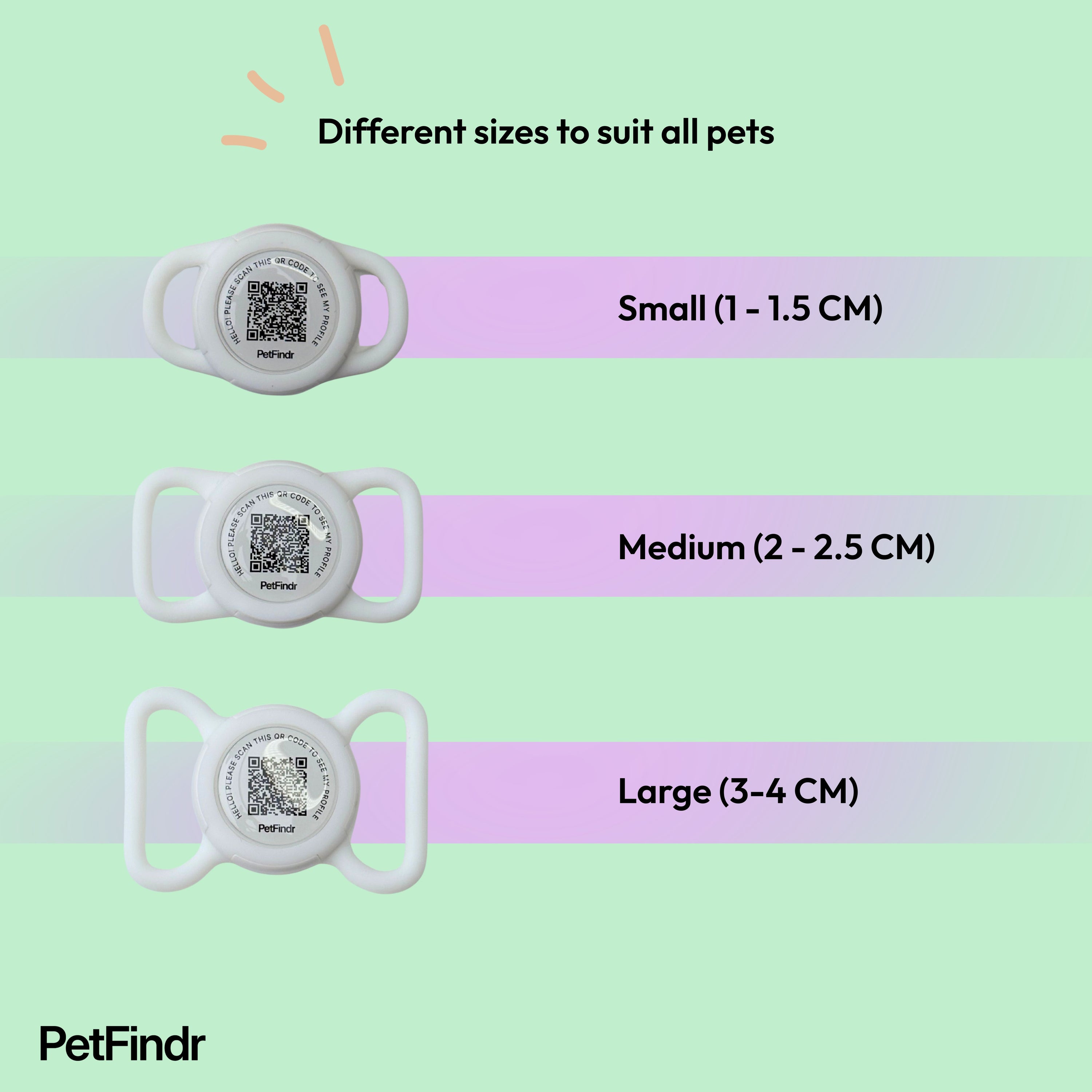 Findr Tag + Smart Tag Bundle (Pet Profile + Location Tracking)