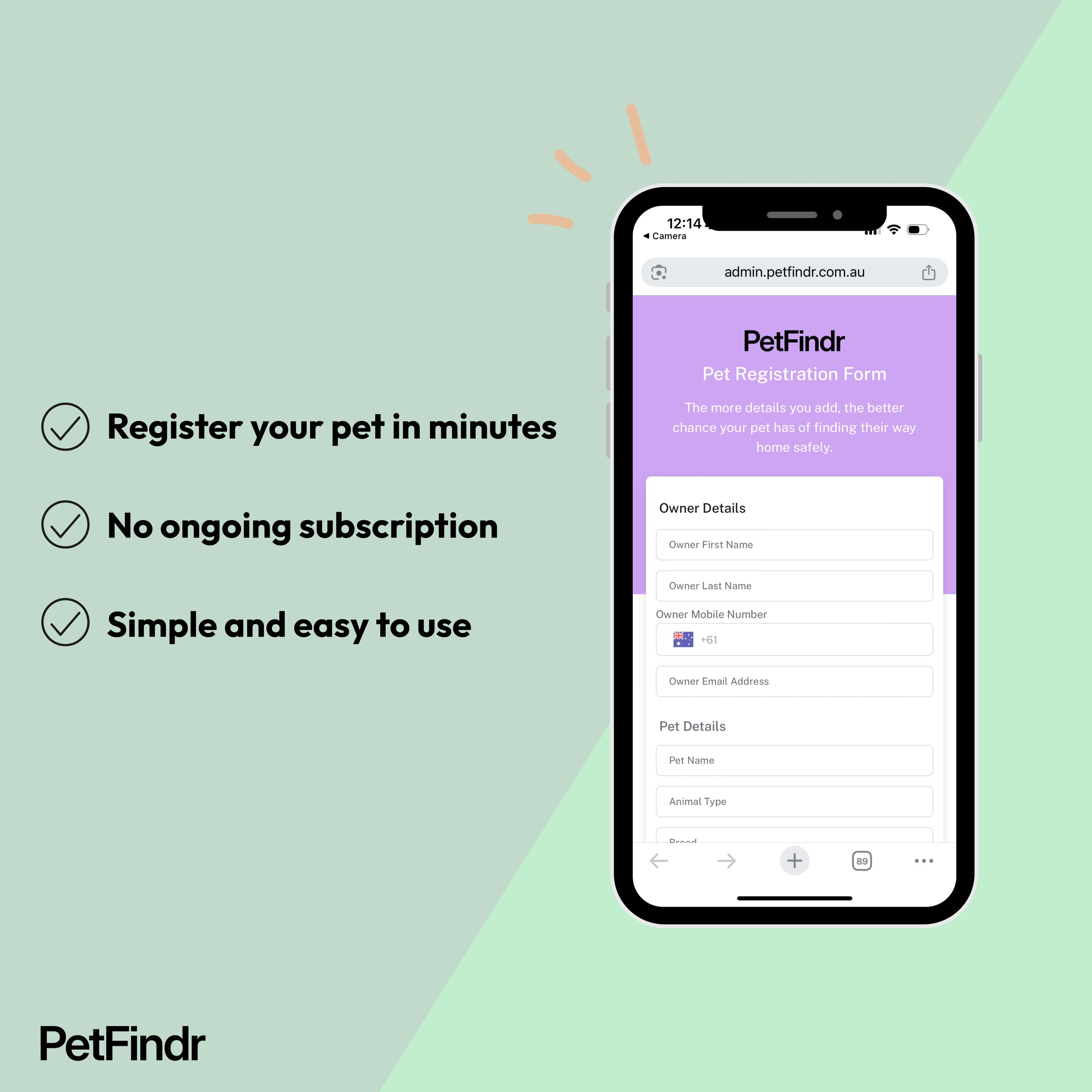 Findr Tag (Pet Profile)